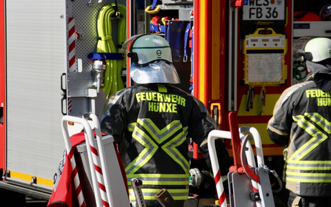 FW Hünxe: Gemeldeter Kaminbrand - Foto: presseportal.de