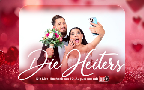 Die neue BILDplus-Dokusoap Die Heiters: Jetzt wird geheiratet! ab 31. Juli bei BILD.de / BILD zeigt am 30. August live die Reality-Hochzeit des Jahres von Leyla und Mike Heiter - Foto: presseportal.de Die neue BILDplus-Dokusoap Die Heiters: Jetzt wird geheiratet! ab 31. Juli bei BILD.de / BILD zeigt am 30. August live die Reality-Hochzeit des Jahres von Leyla und Mike Heiter - Foto: presseportal.de