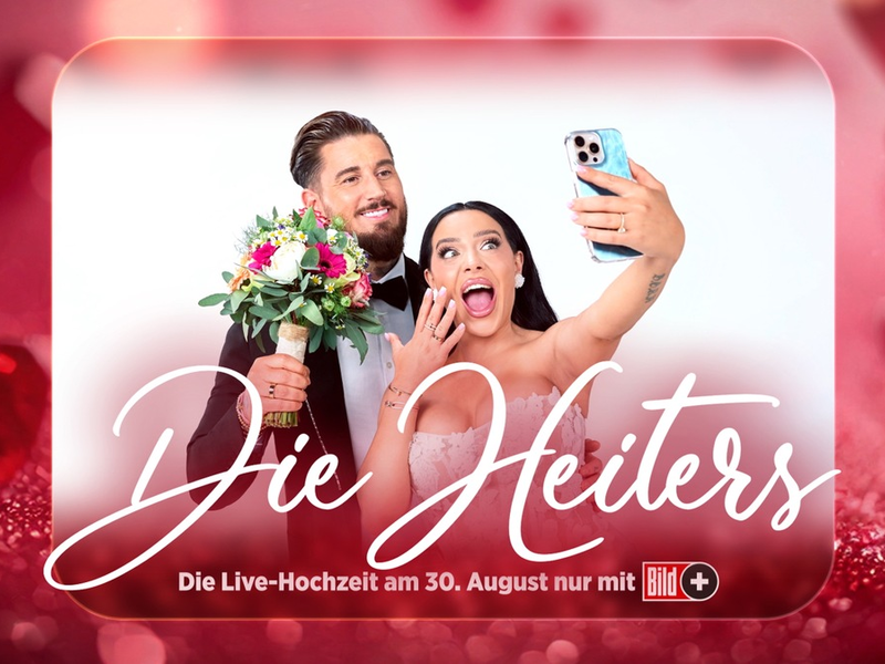 Die neue BILDplus-Dokusoap Die Heiters: Jetzt wird geheiratet! ab 31. Juli bei BILD.de / BILD zeigt am 30. August live die Reality-Hochzeit des Jahres von Leyla und Mike Heiter - Foto: presseportal.de