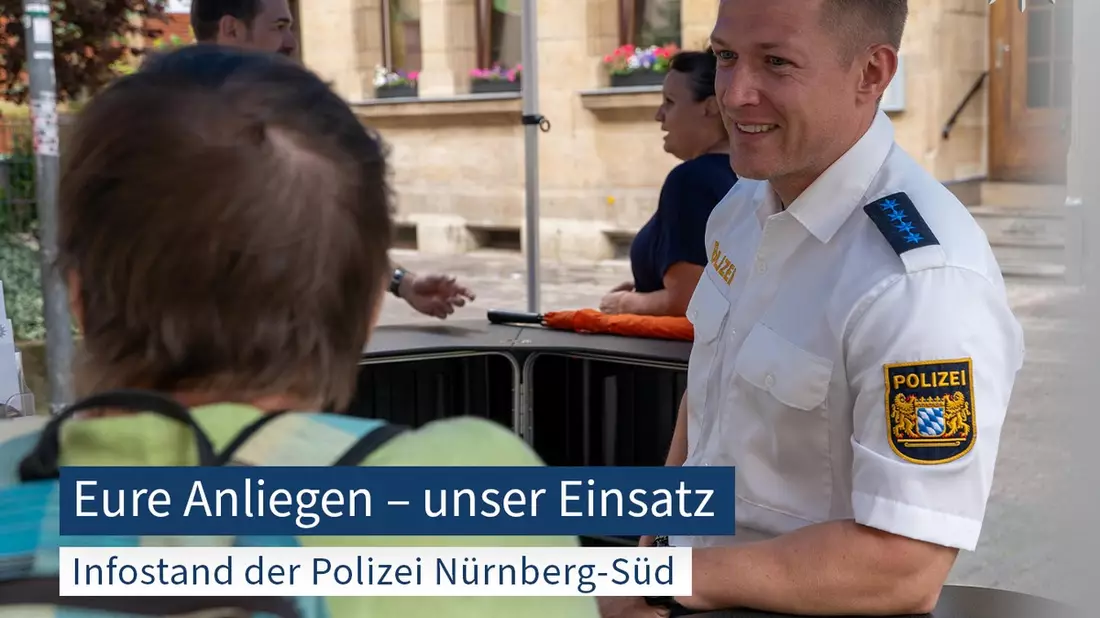 POL-MFR: (757) Die Polizeiinspektion Nürnberg-Süd informiert am Aufseßplatz - Bild: presseportal.de