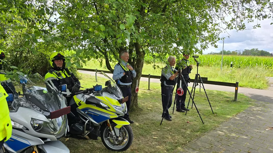 POL-COE: Dülmen, Leuste, Billerbecker Straße (L580)/Geschwindigkeitsmessungen zur Verkehrsunfallbekämpfung - Bild: presseportal.de