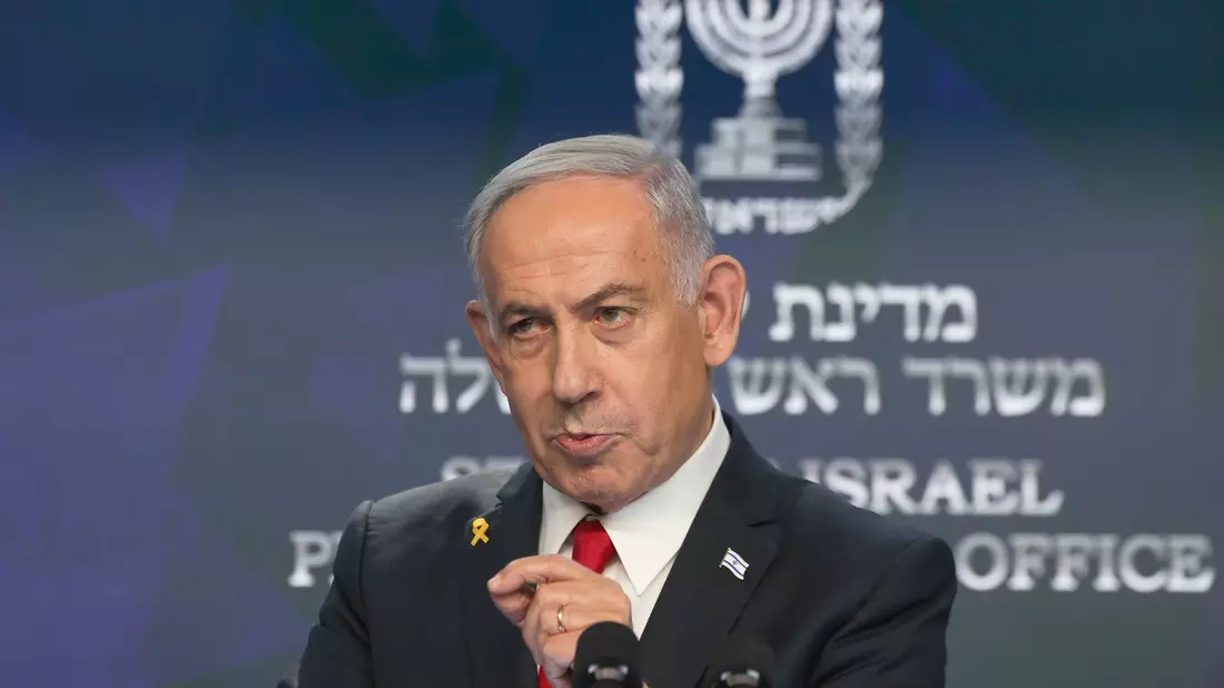 Israels Regierungschef Netanjahu beharrt auf einer Zerschlagung der Hamas. (Archivbild)  - Bild: Ronen Zvulun/Pool Reuters/dpa