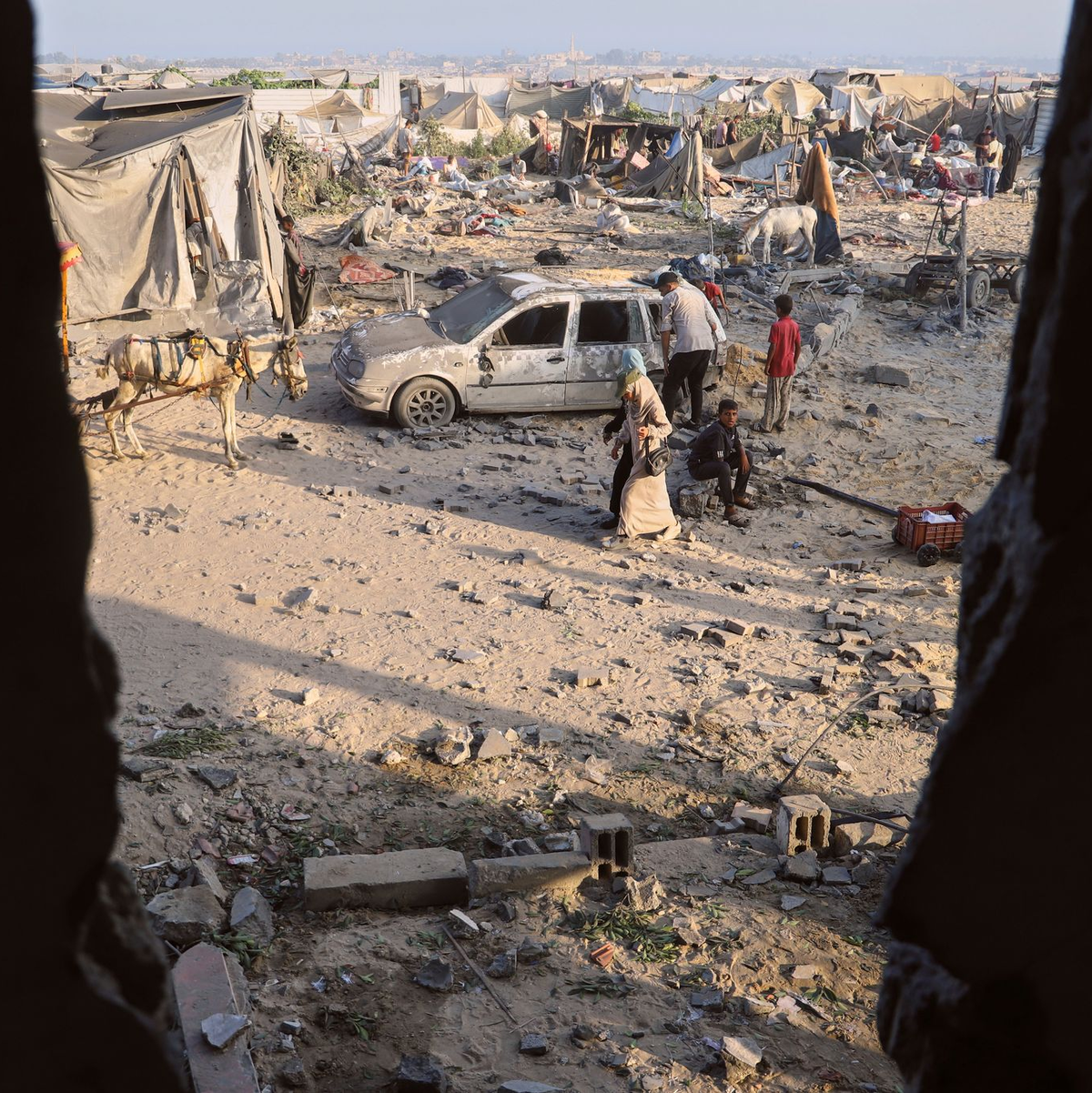 Die humanitäre Lage im Gazastreifen ist katastrophal.  - Foto: Mariam Dagga/AP/dpa