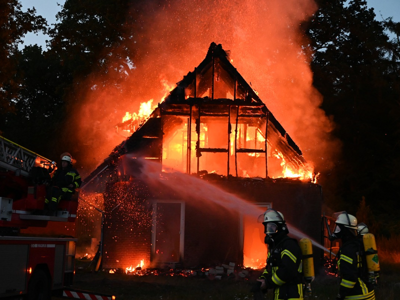 POL-HK: Soltau: Brand eines Einfamilienhauses - Foto: presseportal.de