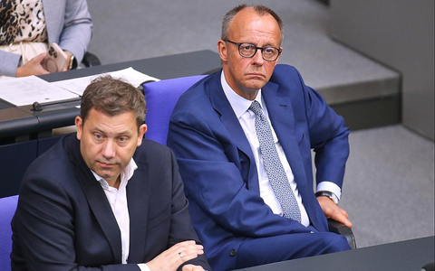 Lars Klingbeil und Friedrich Merz (Archiv) - Foto: über dts Nachrichtenagentur