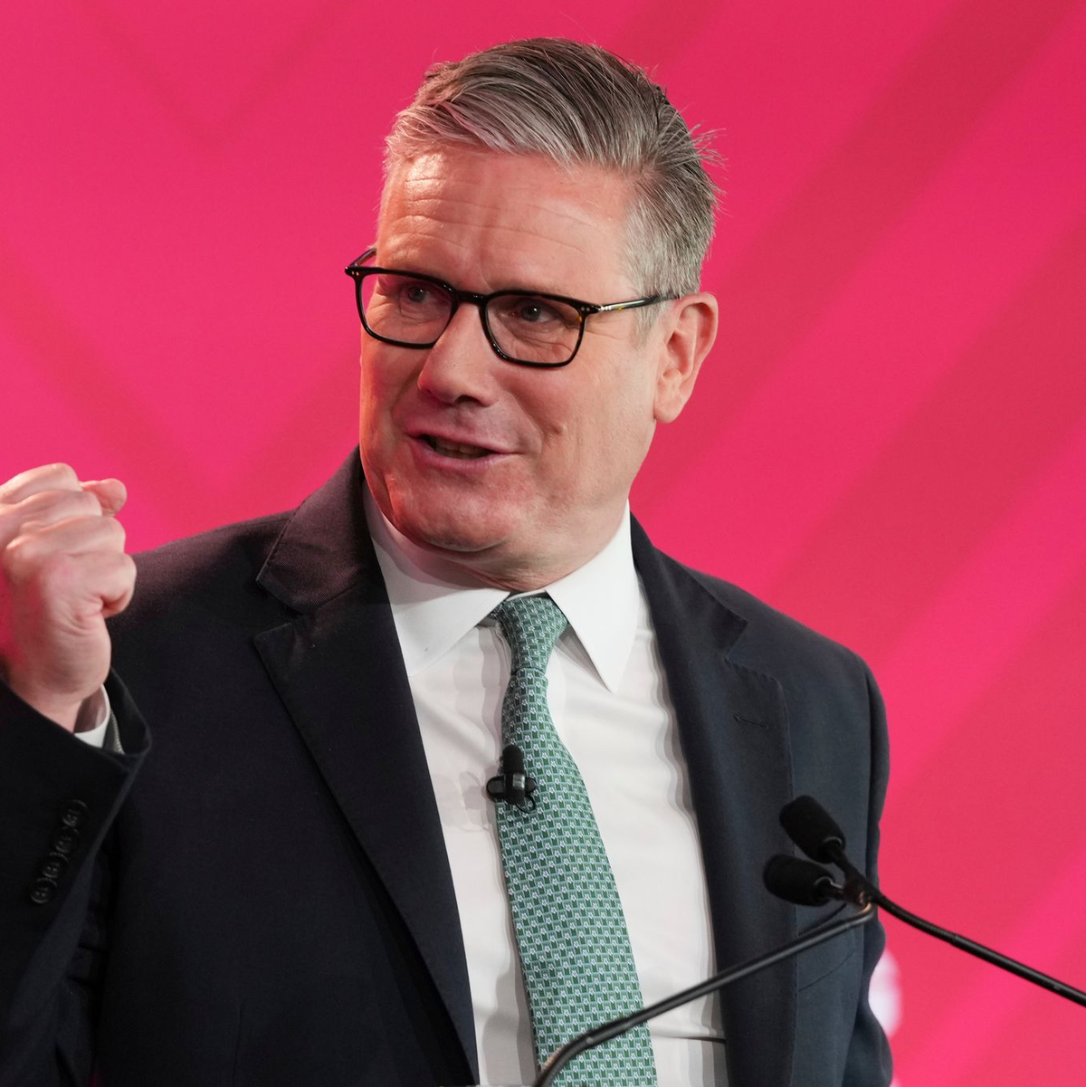 Der britische Premierminister droht Israel wegen der Lage in Gaza.  - Foto: Frank Augstein/Pool AP/dpa