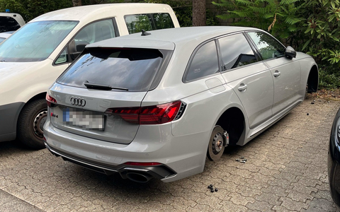 POL-RBK: Bergisch Gladbach - Unbekannte entwenden Räder von Pkw Audi in Frankenforst - Foto: presseportal.de