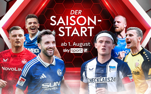 Das Eröffnungsspiel FC Schalke 04 gegen Hertha BSC und alle weiteren Partien der 2. Bundesliga 2025/26 ab Freitag live auf Sky Sport - Foto: presseportal.de