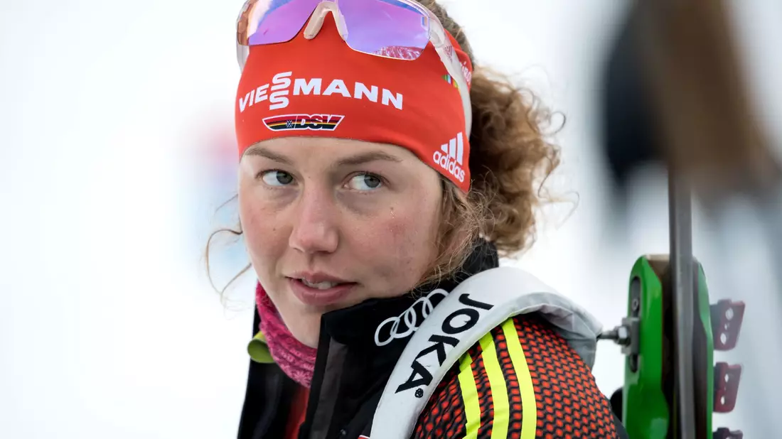 Dahlmeier war die erfolgreichste deutsche Biathletin des vergangenen Jahrzehnts (Archivbild). - Bild: Sven Hoppe/dpa