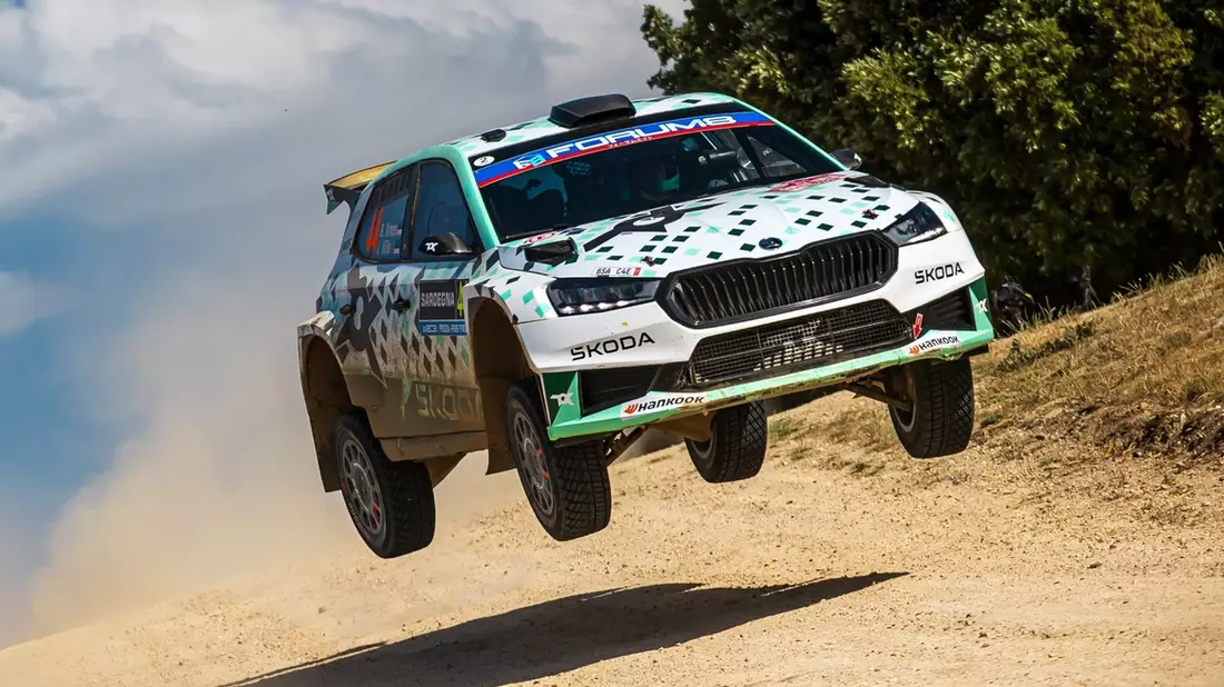 Finnland-Rallye: Estnische, finnische und tschechische Škoda Teams jagen auf schnellen Schotterstrecken in Jyväskylä nach Ruhm - Bild: presseportal.de