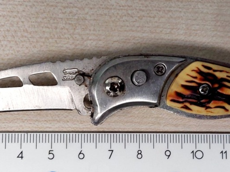 BPOL-HB: Aggressiver Dieb mit Messer bedroht Sicherheitsdienst am Hauptbahnhof Bremen - Bundespolizei greift zu. - Foto: presseportal.de