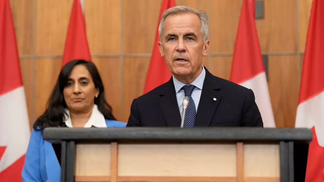 Mit seiner Entscheidung zog sich Premier Carney den Unmut der israelischen Regierung zu. - Bild: Adrian Wyld/The Canadian Press/AP/dpa