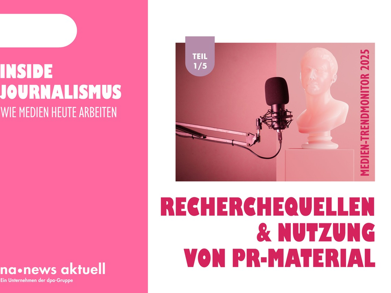 Medien-Trendmonitor 2025: So arbeiten Journalisten heute - Foto: presseportal.de