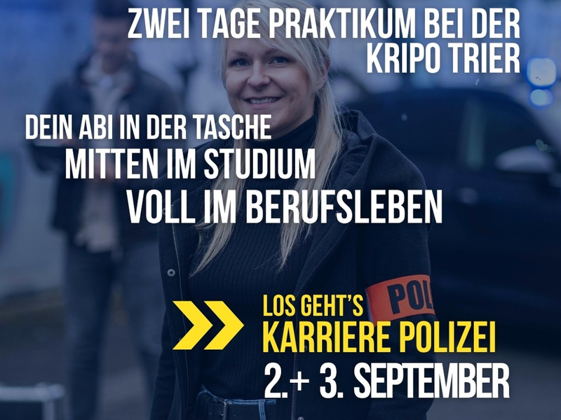 POL-PPTR: Zwei Tage Kriminalpolizei - Mit Praktikum ein Blick hinter die Kulissen! - Foto: presseportal.de