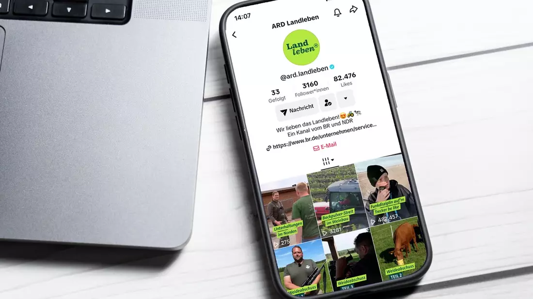 Neuer gemeinsamer TikTok-Kanal von NDR und BR: „ARD Landleben“ startet - Bild: presseportal.de