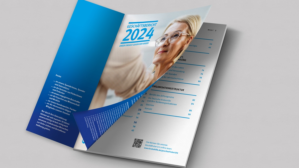 Die Versorgung krebskranker Menschen weiter im Blick / Deutsche Krebshilfe stellt Geschäftsbericht 2024 sowie neue Initiativen zur Krebsbekämpfung vor - Foto: presseportal.de