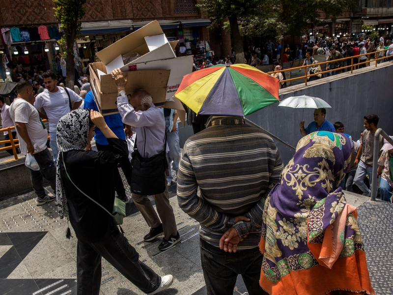 Unerträglich heiß ist es in Teilen des Irans. - Foto: Alireza Masoumi/ISNA/dpa