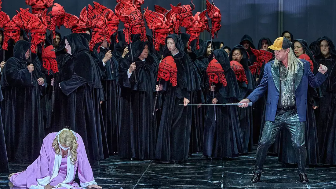 Eine Szene aus der Oper «Götterdämmerung».  - Bild: Enrico Nawrath/Bayreuther Festspiele/dpa