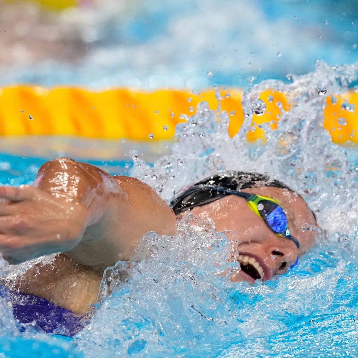 Isabel Gose hat über 800 Meter Freistil den sechsten Platz belegt. - Foto: Vincent Thian/AP/dpa