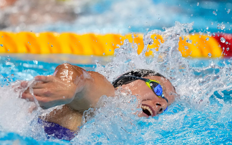 Isabel Gose hat über 800 Meter Freistil den sechsten Platz belegt. - Foto: Vincent Thian/AP/dpa