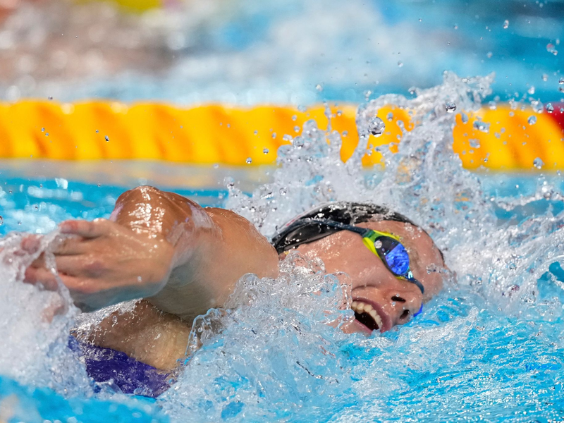 Isabel Gose ist ins WM-Finale geschwommen. - Foto: Vincent Thian/AP/dpa