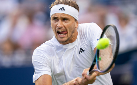 Steigerte sich nach dem verlorenen ersten Satz und steht jetzt im Achtelfinale: Alexander Zverev.  - Foto: Frank Gunn/The Canadian Press/AP/dpa
