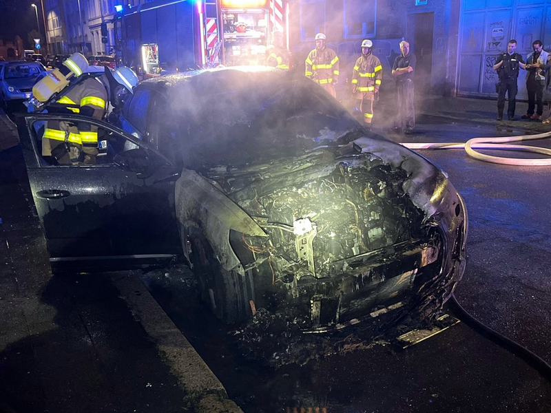 POL-AC: Fahrzeugbrand in Aachen - Kriminalpolizei ermittelt - Foto: presseportal.de