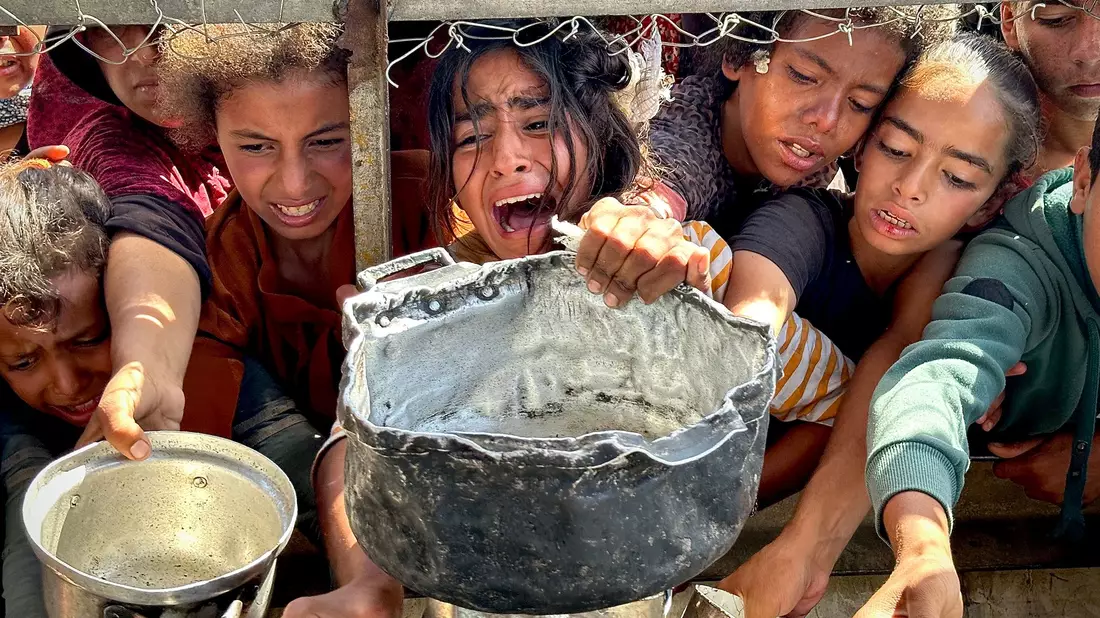 Der Gazastreifen steht nach UN-Angaben unmittelbar vor einer Hungersnot. (Archivbild) - Bild: Moaz Abu Taha/APA Images via ZUMA Press Wire/dpa