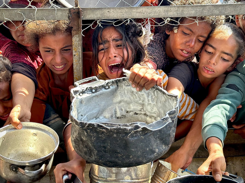 Machen statt Reden - Hannover und Düsseldorf möchten vorangehen und Kriegskindern helfen. (Archivbild) - Foto: Moaz Abu Taha/APA Images via ZUMA Press Wire/dpa