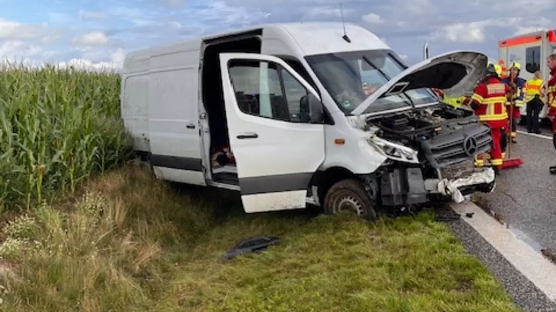 POL-LWL: Zwei Unfälle bei Starkregen auf der A14 - Bild: presseportal.de