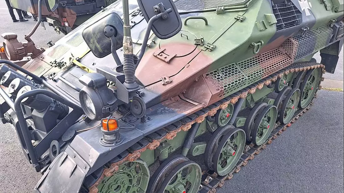Flugabwehrsystem Ozelot auf Basis des Waffenträgers Wiesel 2 (Archiv) - Bild: über dts Nachrichtenagentur