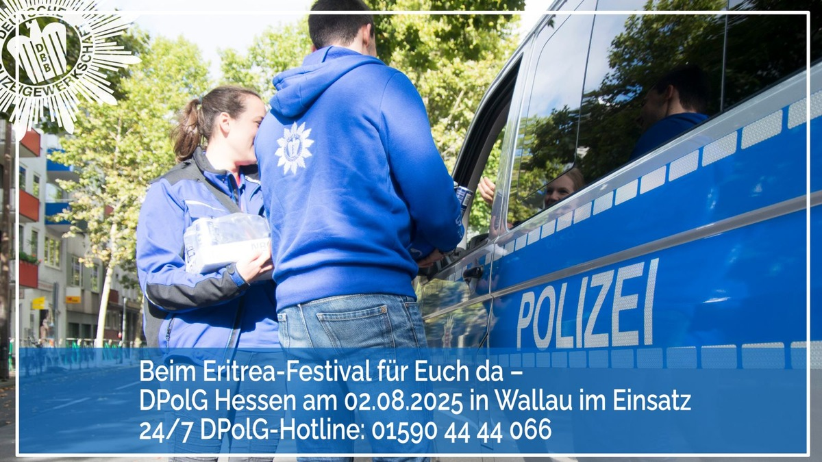 DPolG Hessen: Eritrea-Festival in Hofheim-Wallau,