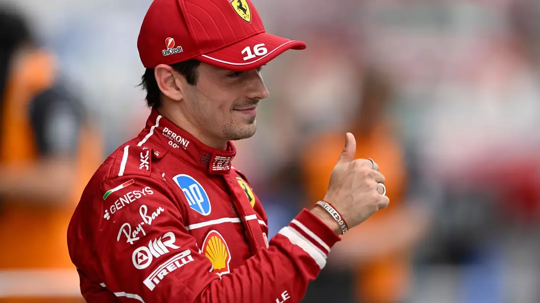 Charles Leclerc startet in Ungarn von der Pole Position. - Bild: Denes Erdos/AP/dpa
