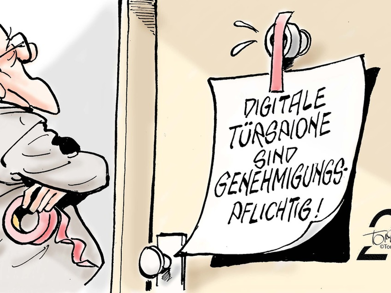 Digitaler Türspion / Besser vorher Eigentümerbeschluss besorgen - Foto: presseportal.de