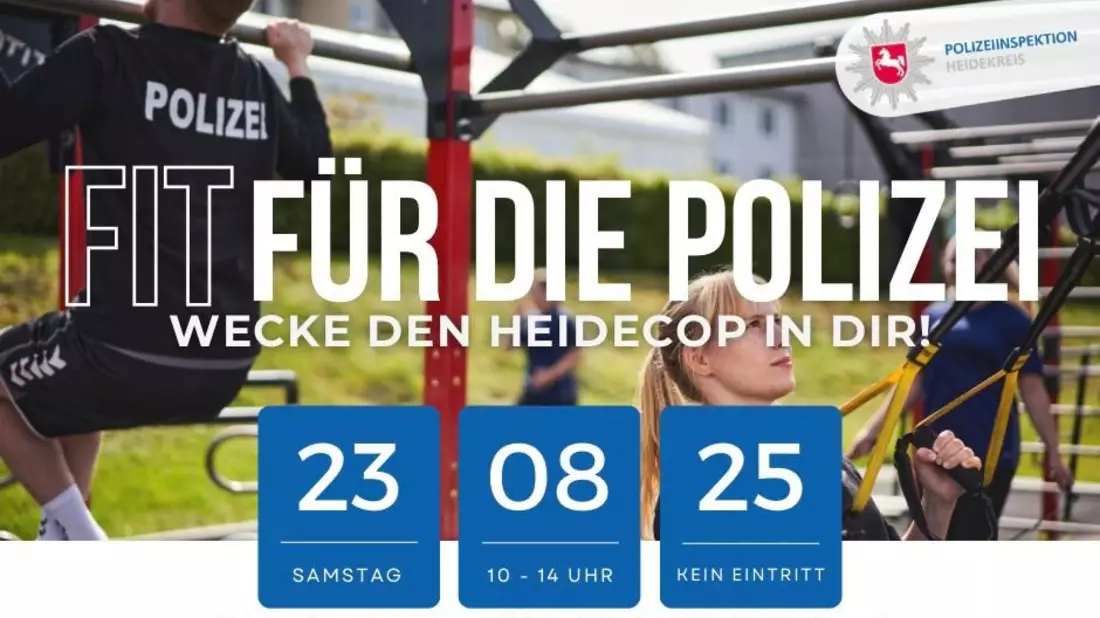 POL-HK: +++ SAVE THE DATE +++ Fit für die Polizei - wecke den Heidecop in Dir! - Bild: presseportal.de