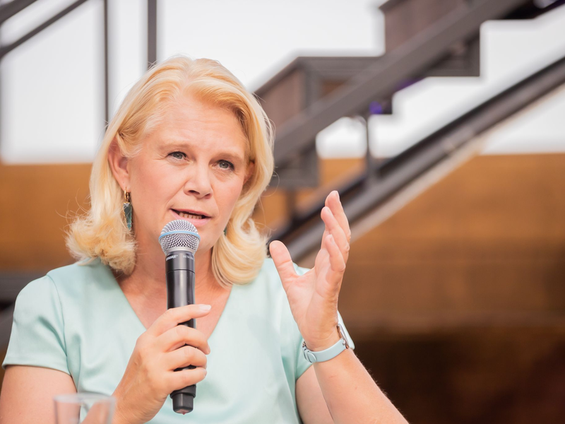 Die CDU-Bundestagsabgeordnete Saskia Ludwig hat an einer Veranstaltung einer rechten Denkfabrik in Ungarn teilgenommen. (Archivbild) - Foto: Christoph Soeder/dpa