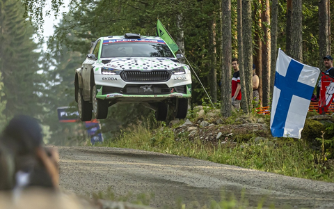 Finnland-Rallye: Erneutes WRC2-Podium für Škoda-Crew Robert Virves und Jakko Viilo - Foto: presseportal.de