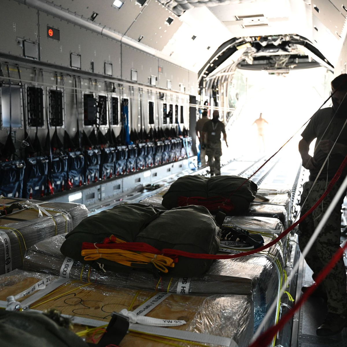 Bundeswehr setzt erneut Hilfsgüter über Gaza ab - Foto: Sven Käuler/dpa