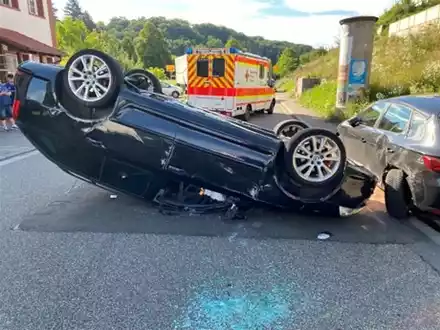 POL-PIZW: Alleinunfall mit leicht verletzter Person - Foto: presseportal.de