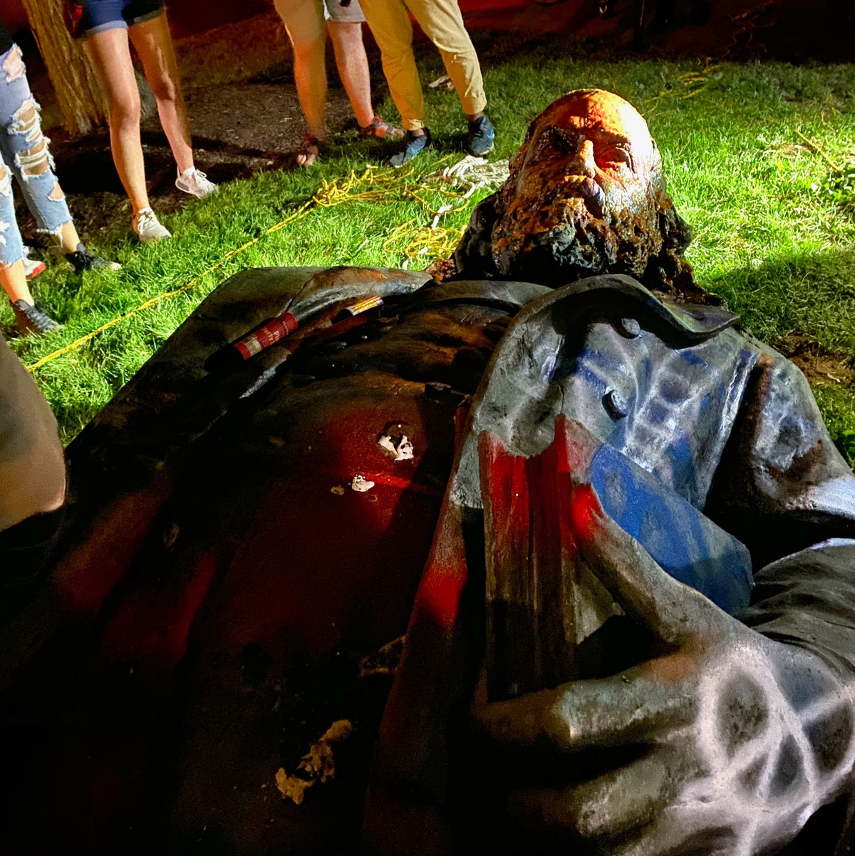 Die Proteste stießen eine Debatte über die Erinnerungskultur in den USA an. (Archivbild) - Foto: Amy Katz/ZUMA Wire/dpa