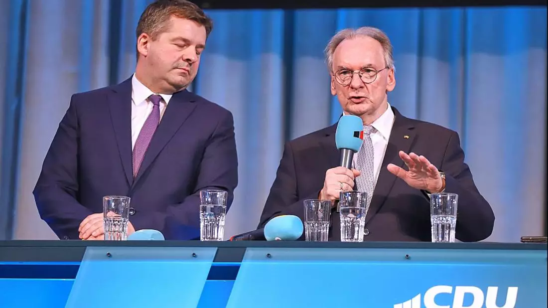 Sven Schulze und Reiner Haseloff (Archiv) - Bild: über dts Nachrichtenagentur