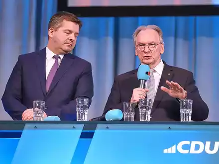 Sven Schulze und Reiner Haseloff (Archiv) - Foto: über dts Nachrichtenagentur