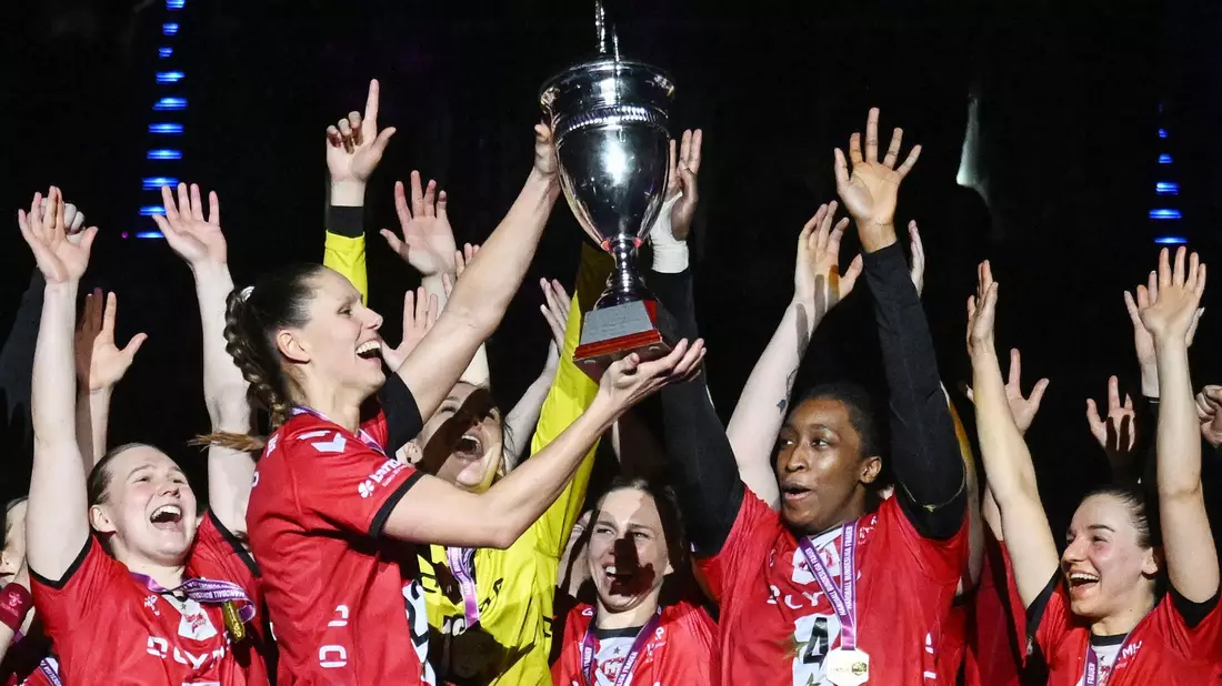 Erfolgsverwöhnt: Vorige Saison gewann die HB Ludwigsburg Pokal und Meisterschaft. - Bild: Marijan Murat/dpa