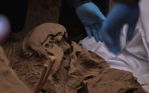 In dem Massengrab wurden 32 Leichen entdeckt. (Symbolbild) - Foto: Daniel Resendiz/dpa