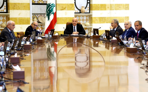 Die Debatte über die Entwaffnung der Hisbollah schürt Ängste vor einer neuen politischen Krise. - Foto: -/Pressebüro der libanesischen Präsidentschaft/AP/dpa