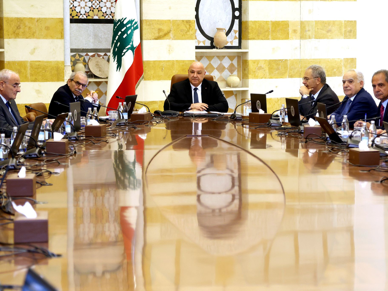 Die Debatte über die Entwaffnung der Hisbollah schürt Ängste vor einer neuen politischen Krise. - Foto: -/Pressebüro der libanesischen Präsidentschaft/AP/dpa