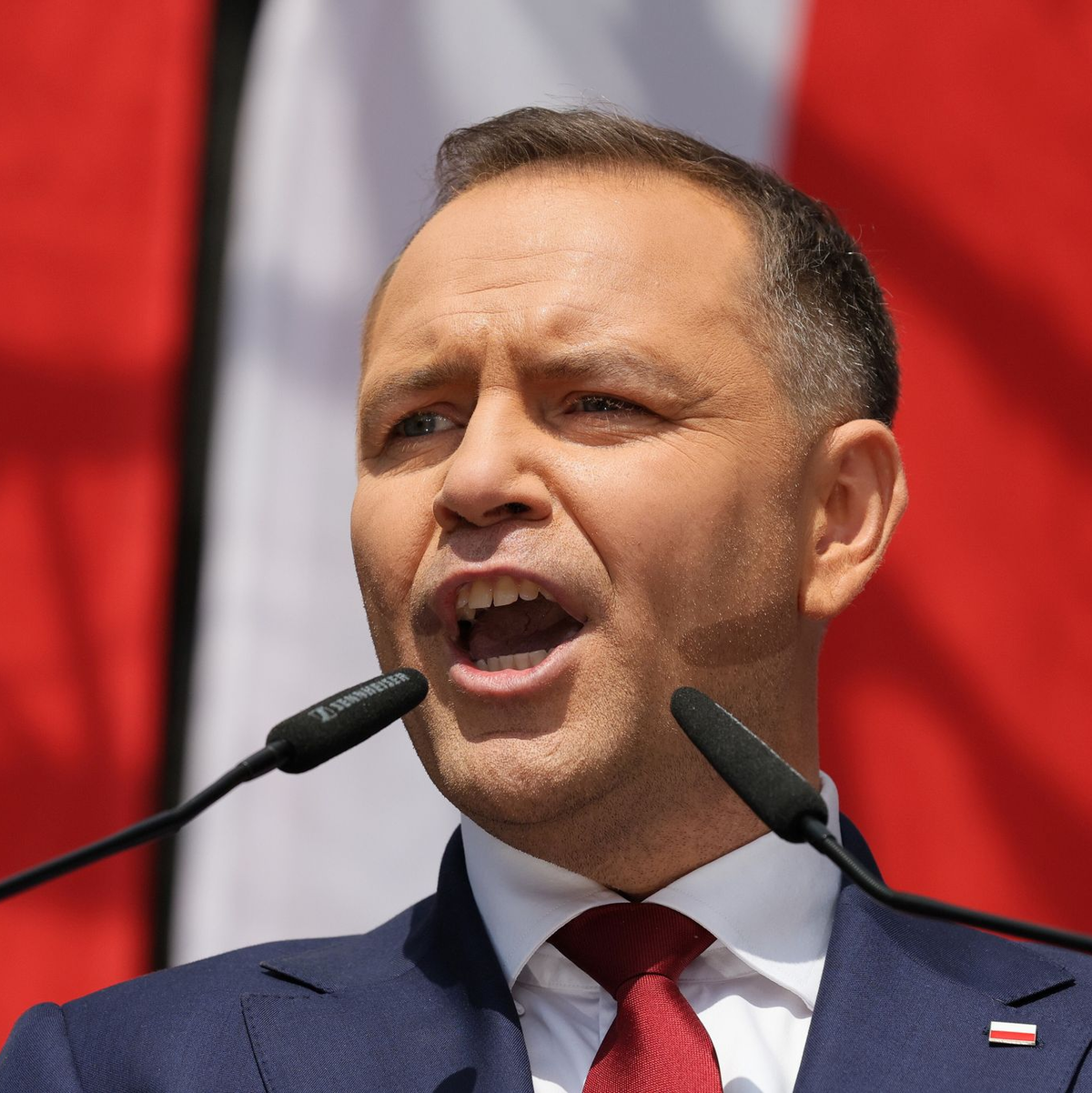 Polens neuer Präsident Karol Nawrocki legt am Mittwoch den Amtseid ab. (Archivbild) - Foto: Pawel Supernak/PAP/dpa