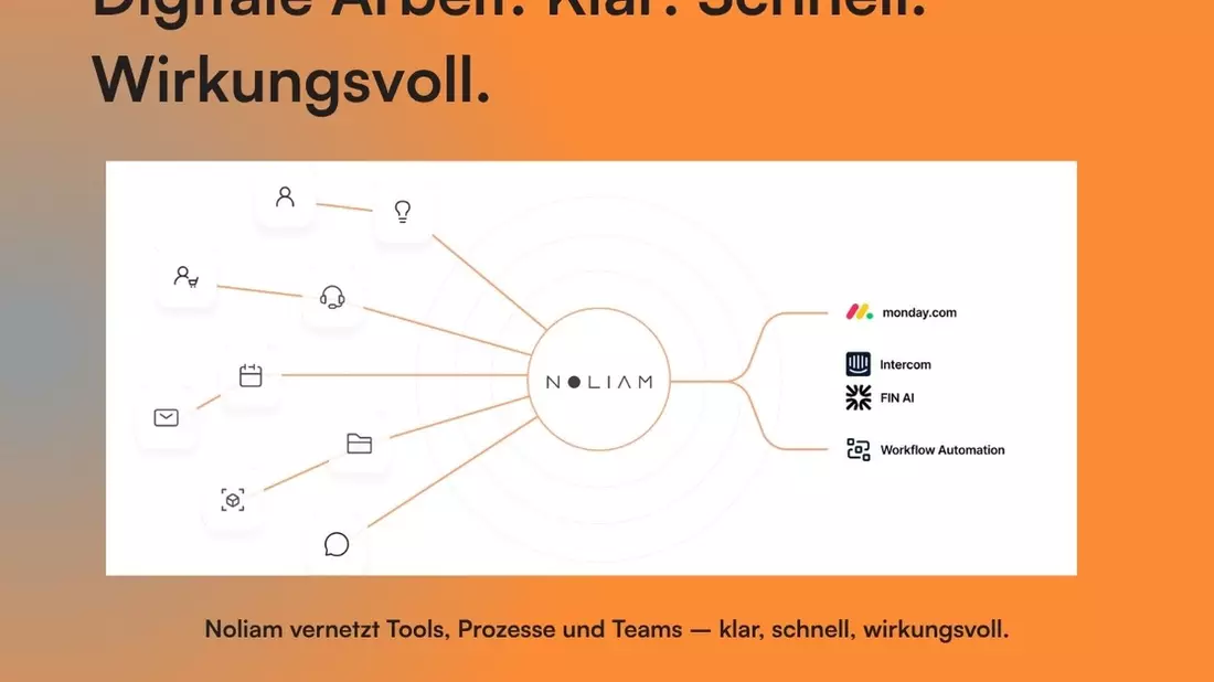 Digital einfach machen: Noliam bringt Klarheit mit monday.com und Intercom - Bild: presseportal.de