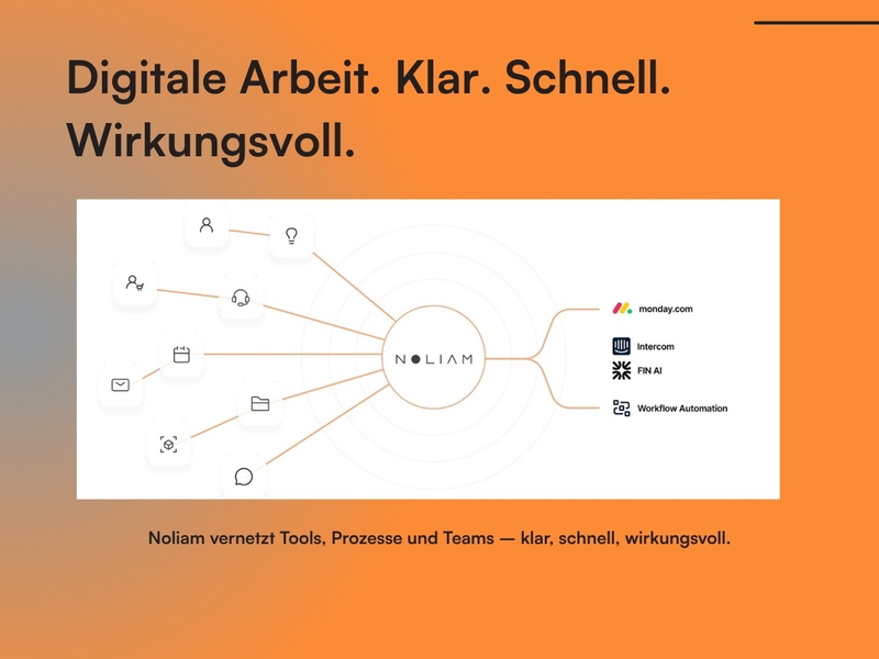 Digital einfach machen: Noliam bringt Klarheit mit monday.com und Intercom - Foto: presseportal.de