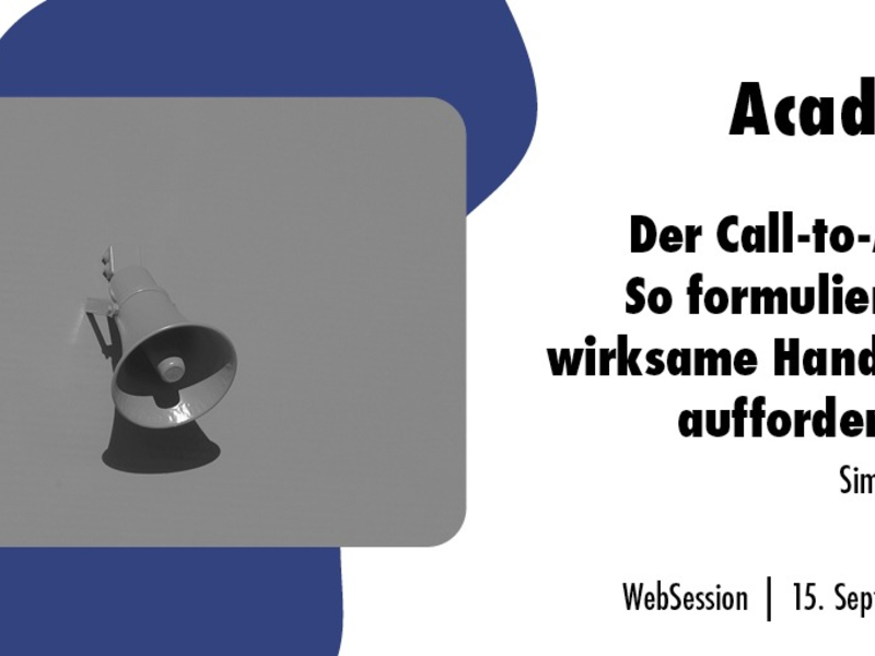 Der Call-to-Action: So formulieren Sie wirksame Handlungsaufforderungen / Ein Online-Seminar der news aktuell Academy - Foto: presseportal.de